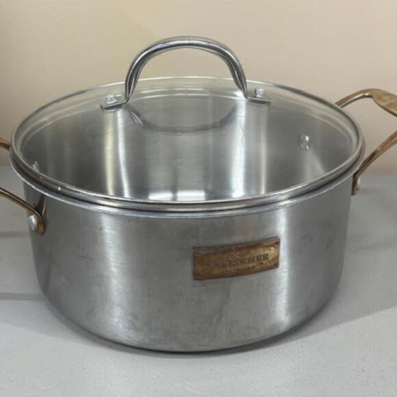 Fleischer and Wolf 10" frying pan 6Qt pot Lids Pro Grade Tri Ply Stainless Steel - Picture 4 of 7